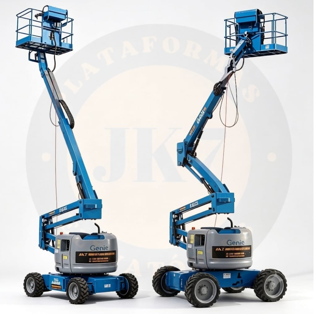 Plataforma articulada Diesel e elétrica